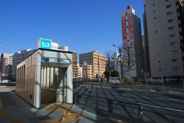 新富町駅周辺